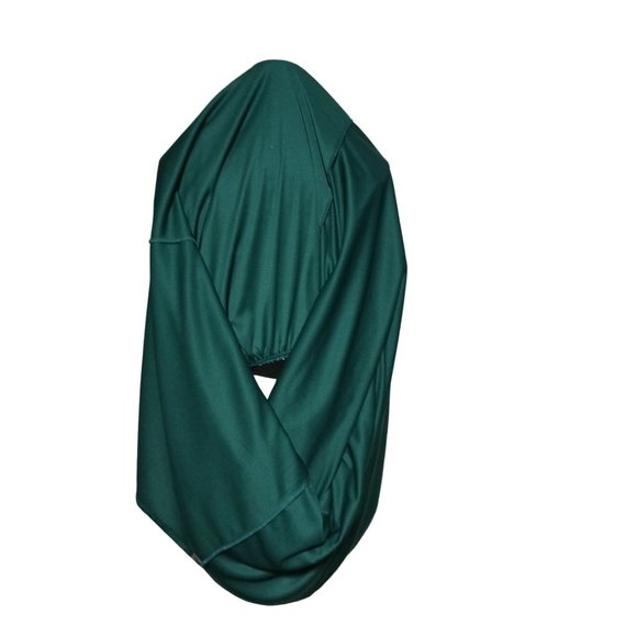 LuLaRoe Lucy Maxi Skirt Womens Size S Small Green Silver Tinsel Floral Lace NWT - Picture 5 of 9